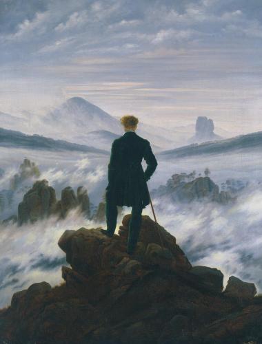Der Wanderer über dem Nebelmeer von 1818