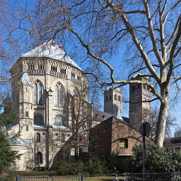 St. Gereon in Köln St. Gereon in Köln, Blick auf die Südseite der Kirche