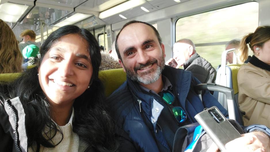 Pater Luca Polello OMI und Veronica Kallarakkal