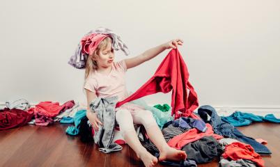 Kind Wäsche
