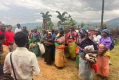 Arbeit mit Bergbewohnern in Sri Lanka